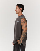 MEN'S OVERSIZED TANK - FADED ONYX BLOCKPRINT