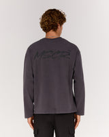 VANDAL FADED OVERSIZED LONG SLEEVE TEE - FADED PHANTOM