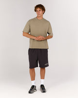 MEN'S BOXY TEE - FADED DUNE