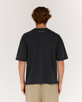 MEN'S BOXY TEE - FADED BLACK