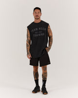 TIMELESS TEAM TRAINING TANK - FADED BLACK