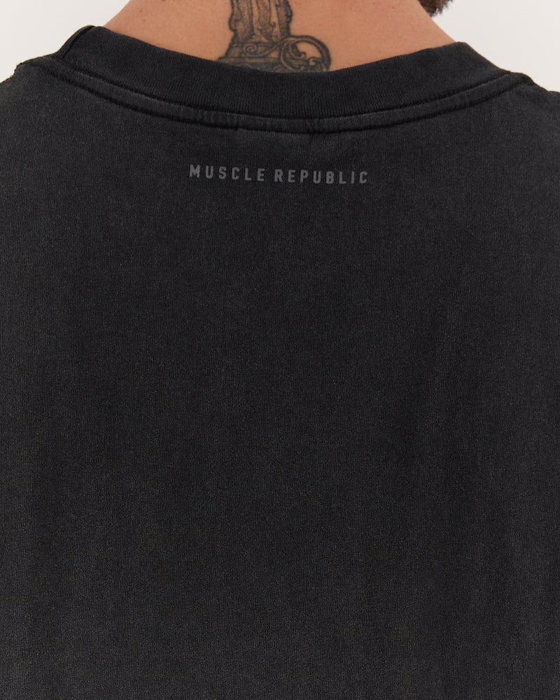 TIMELESS TEAM TRAINING TANK - FADED BLACK