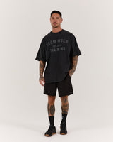 TIMELESS TEAM TRAINING TEE - FADED BLACK