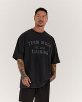 TIMELESS TEAM TRAINING TEE - FADED BLACK