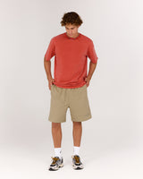 MEN'S OVERSIZED TEE - FADED INFERNO
