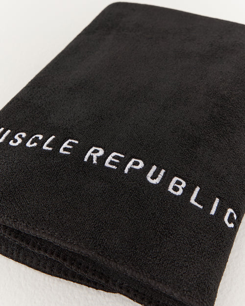 GYM TOWEL - BLACK