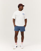 MEN'S WAFFLE BOXY TEE - WHITE TRACKHOUSE