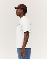 MEN'S WAFFLE BOXY TEE - WHITE TRACKHOUSE