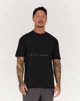 CLASSIC TEE - BLACK TRAINING DEPT