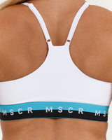 TRAINING RANGE BALANCE III BRA - WHITE HYPER BLUE