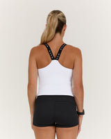 TRAINING RANGE BALANCE TOP - WHITE BLACK
