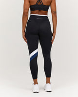 TRAINING RANGE ELEVATE II 7/8 LEGGINGS - BLACK GRIT NAVY