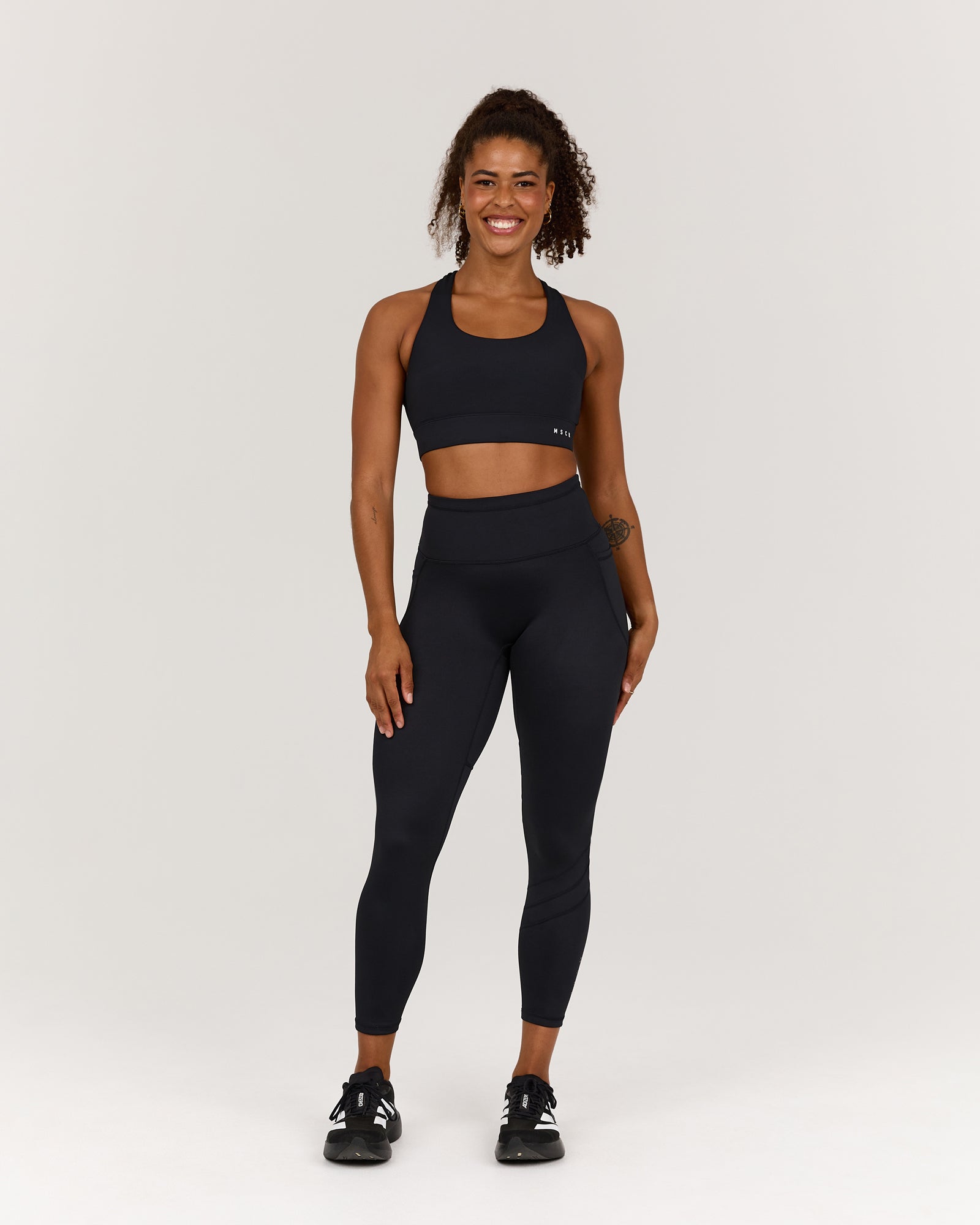 TRAINING RANGE ELEVATE II 7/8 LEGGINGS WITH POCKETS - BLACK