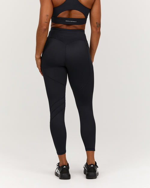 TRAINING RANGE ELEVATE II POCKET 7/8 LEGGINGS - BLACK