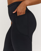 TRAINING RANGE ELEVATE II POCKET 7/8 LEGGINGS - BLACK
