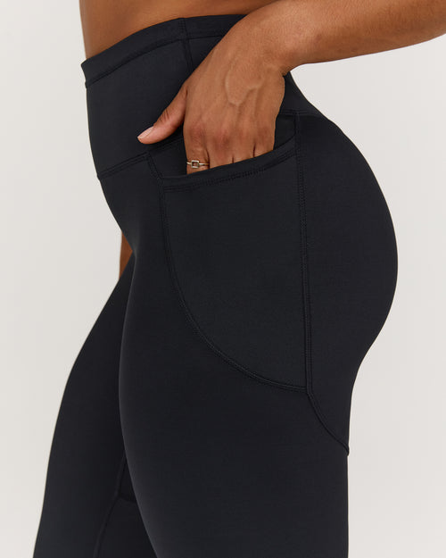 TRAINING RANGE ELEVATE II POCKET 7/8 LEGGINGS - BLACK