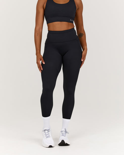 TRAINING RANGE ELEVATE II POCKET FULL LENGTH LEGGINGS - BLACK