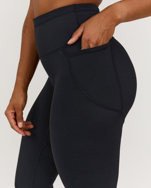TRAINING RANGE ELEVATE II POCKET FULL LENGTH LEGGINGS - BLACK