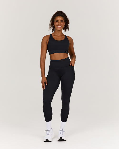 TRAINING RANGE ELEVATE II POCKET FULL LENGTH LEGGINGS - BLACK