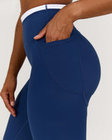 TRAINING RANGE ELEVATE II POCKET FULL LENGTH LEGGINGS - GRIT NAVY