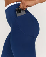 TRAINING RANGE ELEVATE II POCKET FULL LENGTH LEGGINGS - GRIT NAVY