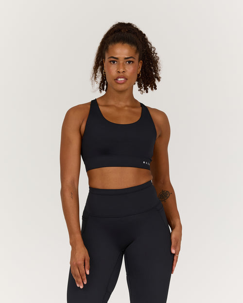 TRAINING RANGE IMPACT BRA - BLACK