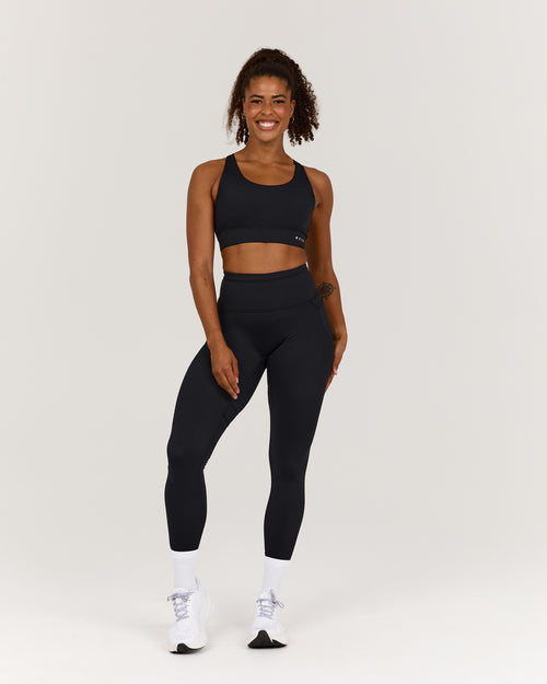 TRAINING RANGE IMPACT BRA - BLACK