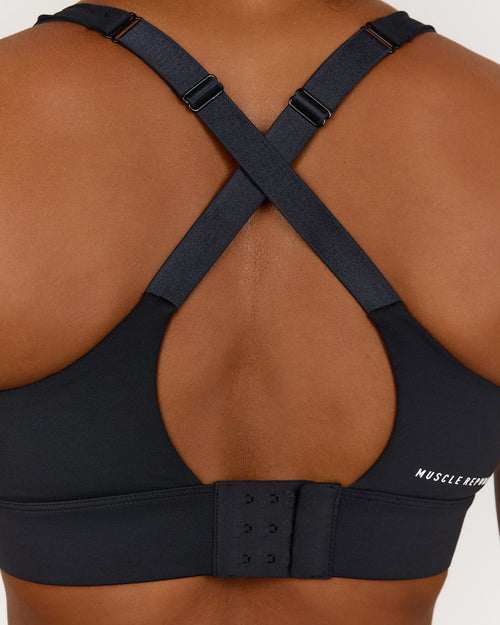 TRAINING RANGE IMPACT BRA - BLACK