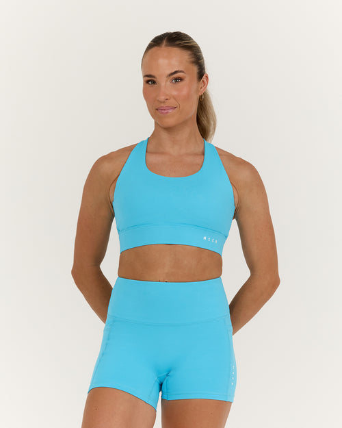TRAINING RANGE IMPACT BRA - HYPER BLUE