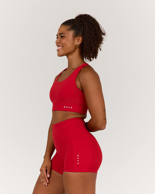 TRAINING RANGE IMPACT BRA - REP RED