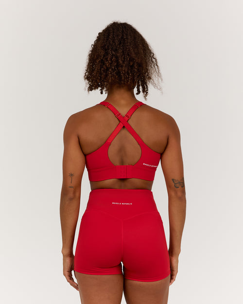 TRAINING RANGE IMPACT BRA - REP RED