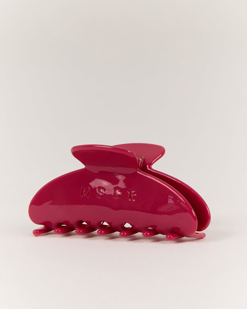 TROPICAL HAIR CLIP - RASPBERRY