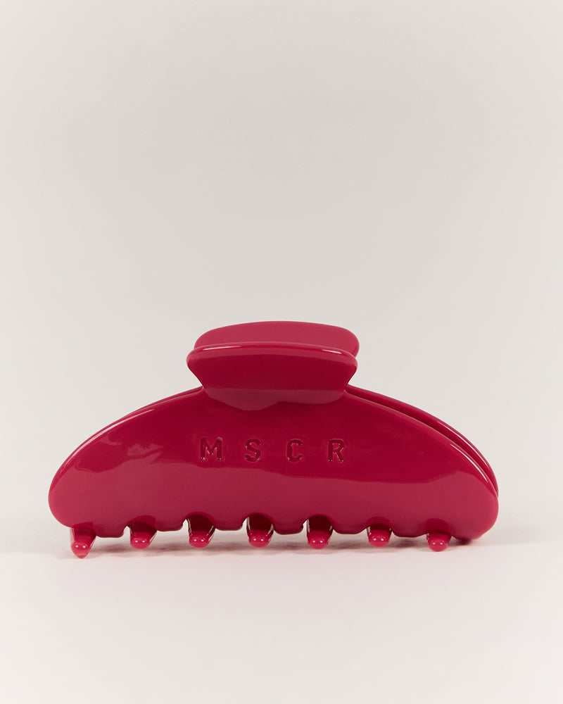 TROPICAL HAIR CLIP - RASPBERRY