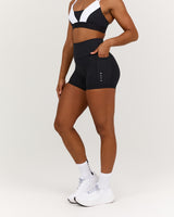 TRAINING RANGE POCKET LIVE SHORTS 4" - BLACK