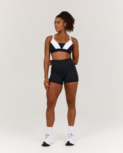 TRAINING RANGE POCKET LIVE SHORTS 4" - BLACK