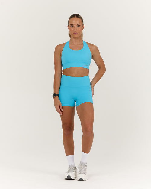 TRAINING RANGE POCKET LIVE SHORTS 4" - HYPER BLUE