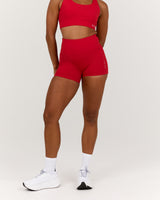 TRAINING RANGE POCKET LIVE SHORTS 4" - REP RED