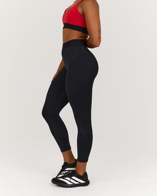 TRAINING RANGE POWER 7/8 LEGGINGS - BLACK