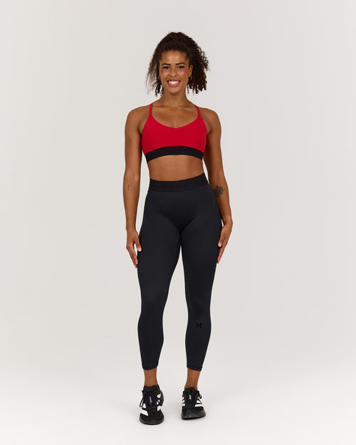 TRAINING RANGE POWER 7/8 LEGGINGS - BLACK