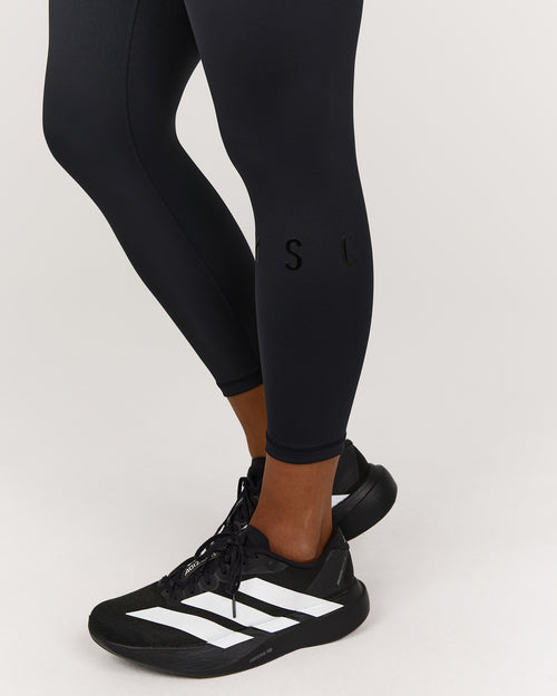 TRAINING RANGE POWER 7/8 LEGGINGS - BLACK