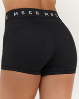 TRAINING RANGE POWER SHORTS 3" - BLACK WHITE