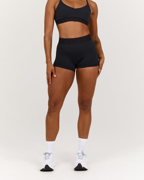 TRAINING RANGE POWER SHORTS 3" - BLACK