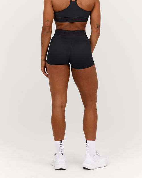 TRAINING RANGE POWER SHORTS 3" - BLACK