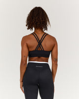 TRAINING RANGE SYNERGY BRA - BLACK GRIT NAVY