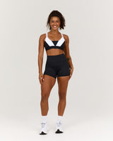 TRAINING RANGE SYNERGY BRA - WHITE BLACK