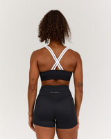 TRAINING RANGE SYNERGY BRA - WHITE BLACK