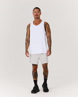MENS TURBO TANK - WHITE