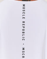 MENS TURBO TANK - WHITE