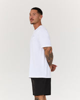MENS TURBO TEE - WHITE
