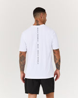 MENS TURBO TEE - WHITE